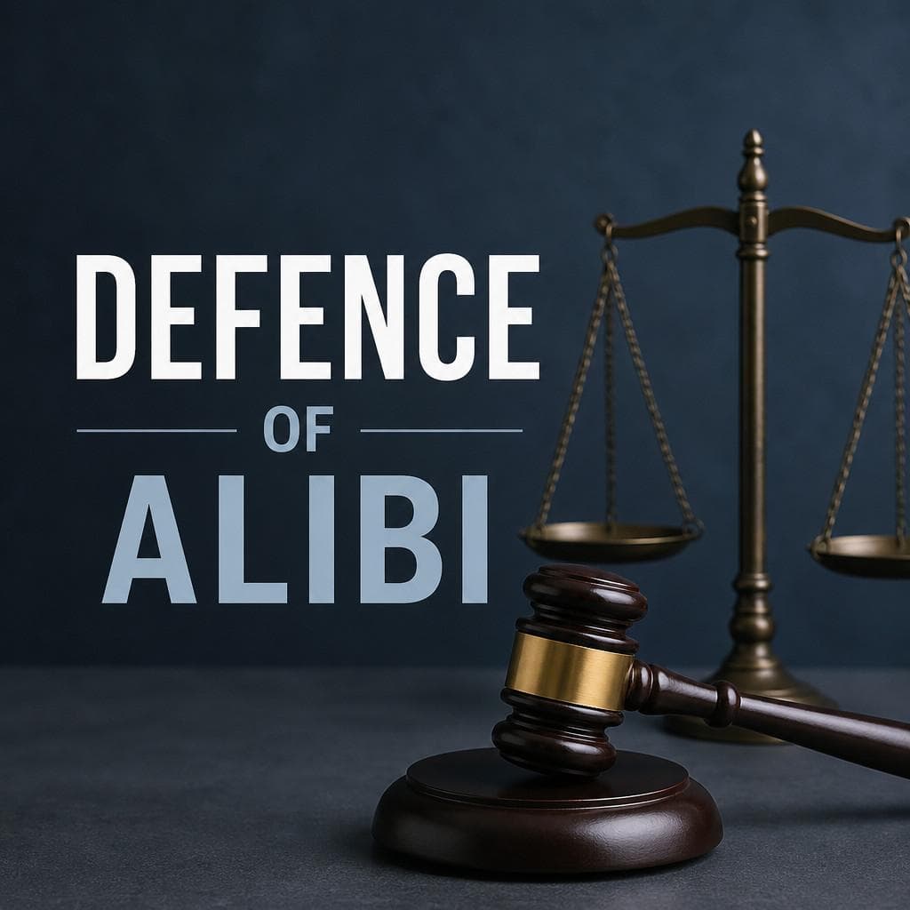 featured image for Defence of Alibi in Nigerian Criminal Law