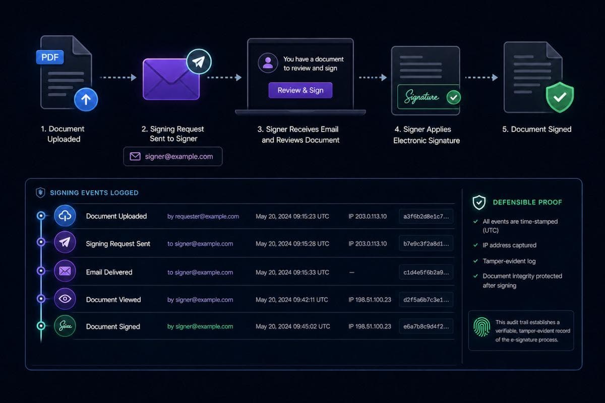 featured image for E-Signatures with Defensible Proof