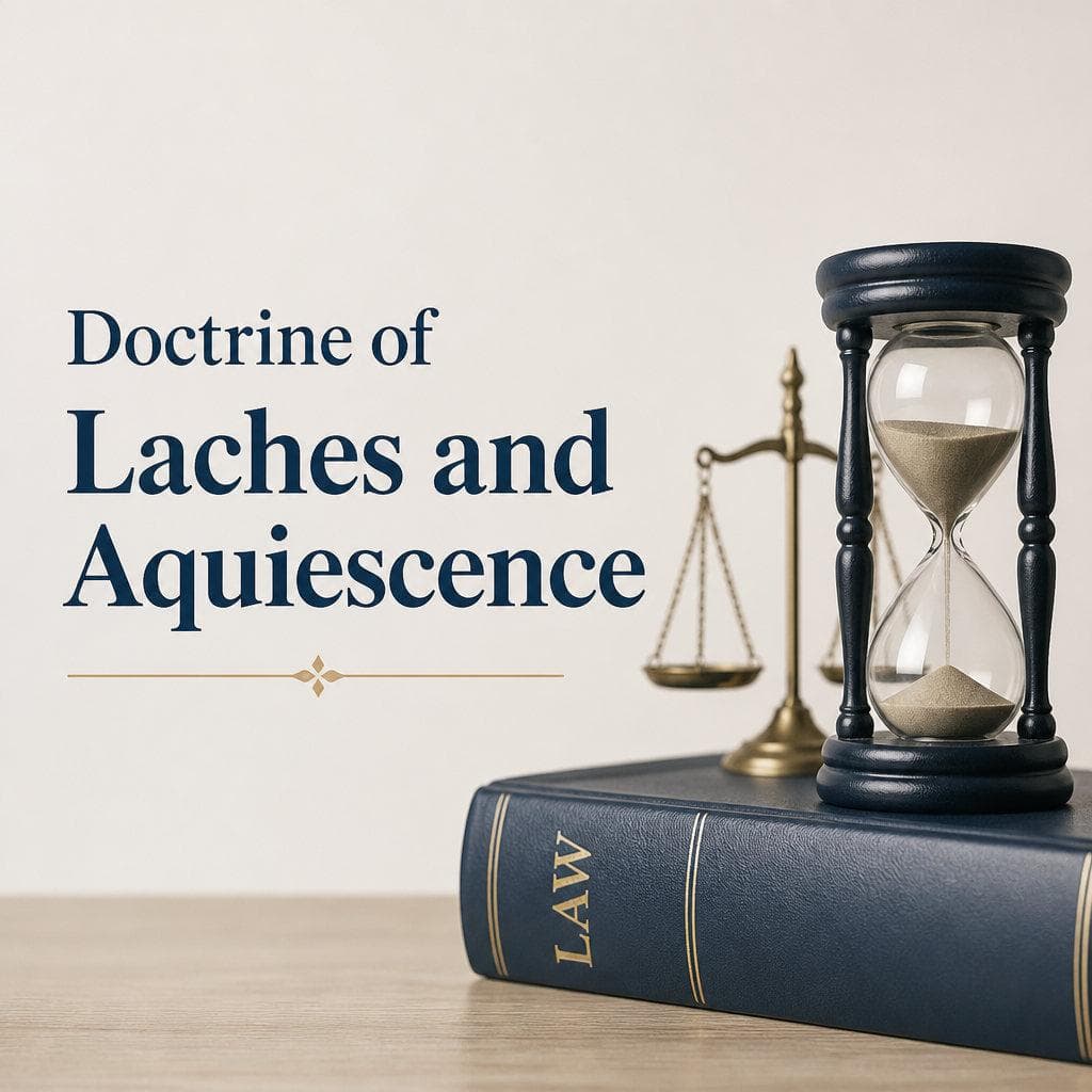 featured image for The Doctrine of Laches and Acquiescence in Nigerian Law
